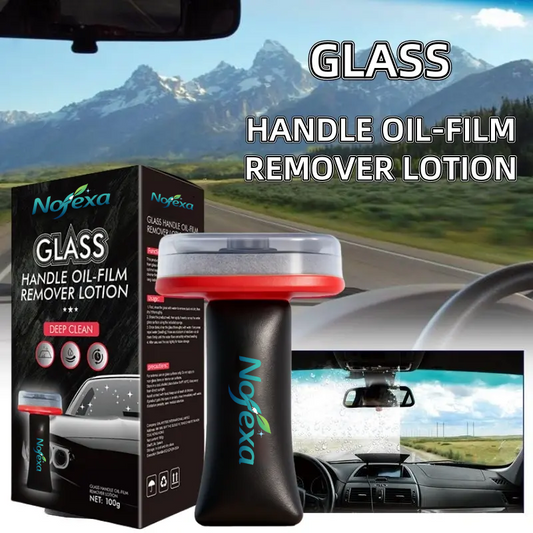 Nofexa Automotive Glass Oil Film Remover Brush | Crystal Clear Windshield