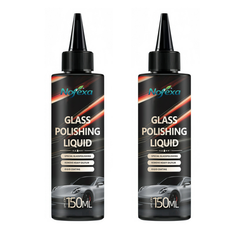 Nofexa Automotive Glass Oil Film Remover Brush | Crystal Clear Windshield
