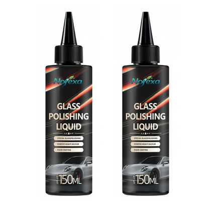 Nofexa Automotive Glass Oil Film Remover Brush | Crystal Clear Windshield